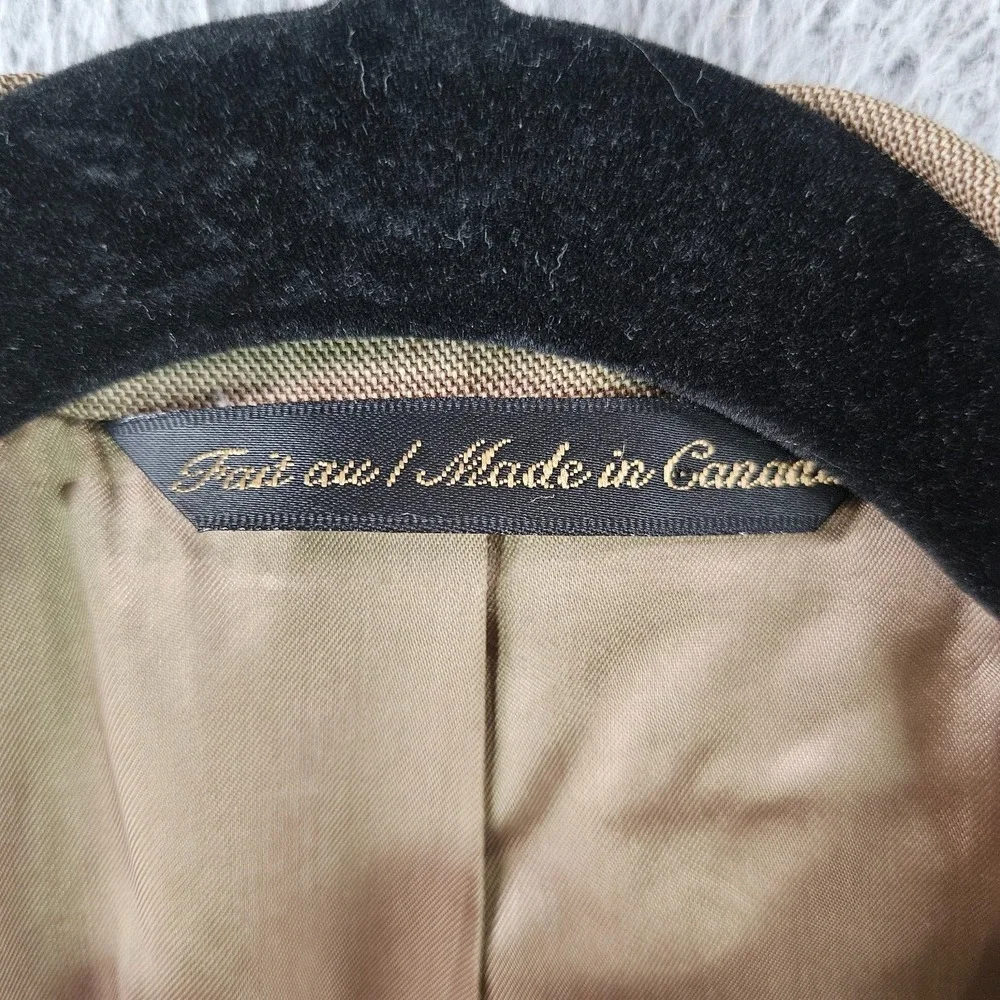 Jack Victor 48 XL Extra Long Wool Suit Blazer Jacket‎ Men Super 100's Tan
